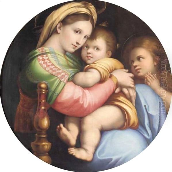 Madonna Della Sedia Oil Painting by Raphael
