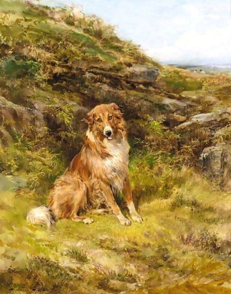 Waiting For The Master Oil Painting by Heywood Hardy