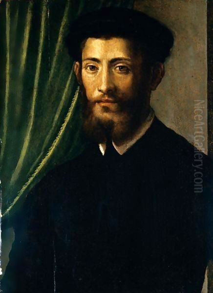 Ritratto Di Gentiluomo 3 Oil Painting by Italian School