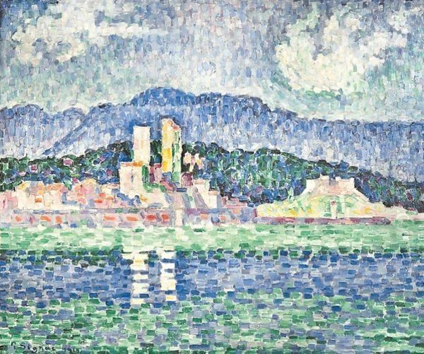 Antibes. Orage Oil Painting by Paul Signac