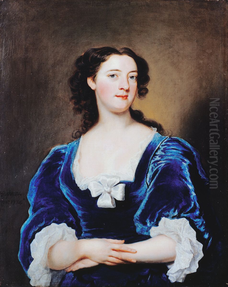 Portrait Of A Lady Oil Painting by Joseph Highmore