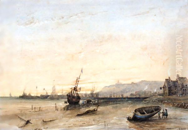 Weymouth At Sunset Oil Painting by William Wyld