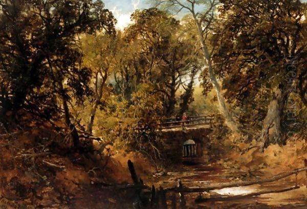 Radnalls Bridge Oil Painting by Edmund John Niemann