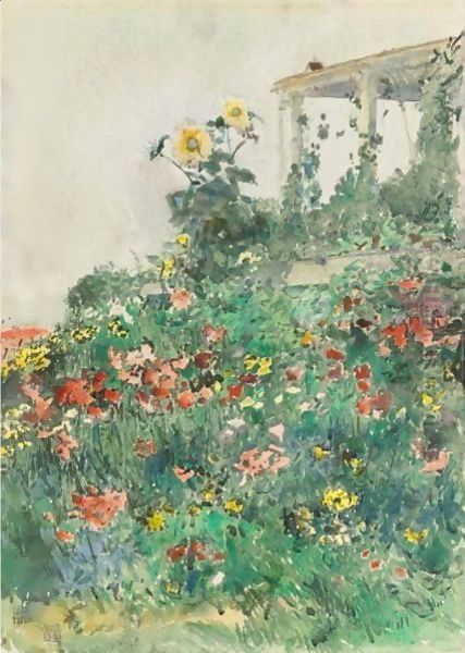 Star Island, Isles Of Shoals Oil Painting by Childe Hassam