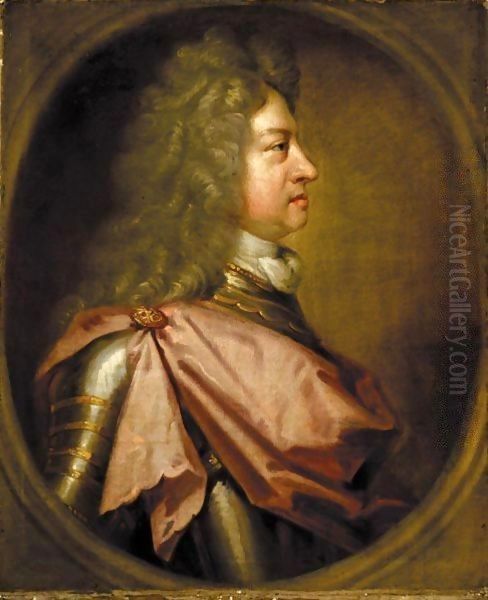 Portrait Of King George I Of England(1660-1727) Oil Painting by Sir Godfrey Kneller