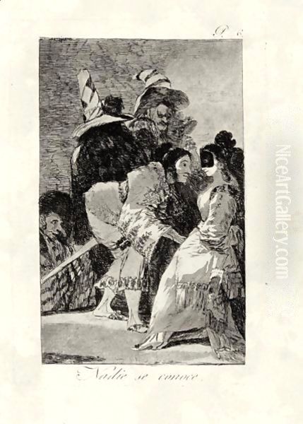 Los Capricho Oil Painting by Francisco Goya Fuendetodos