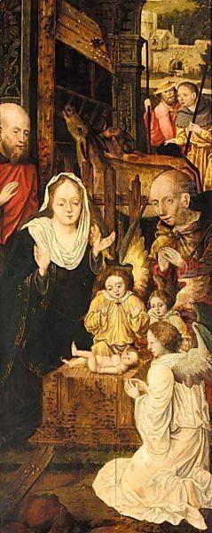 The Adoration Of The Shepherds Oil Painting by South Netherlandish School