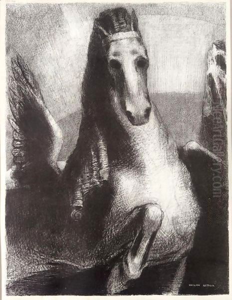 L'Ailem Oil Painting by Odilon Redon