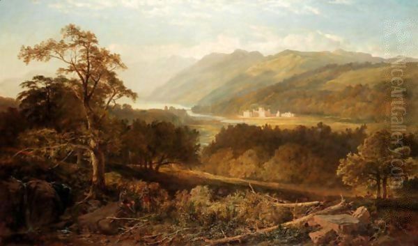 Taymouth Castle Oil Painting by Edmund John Niemann