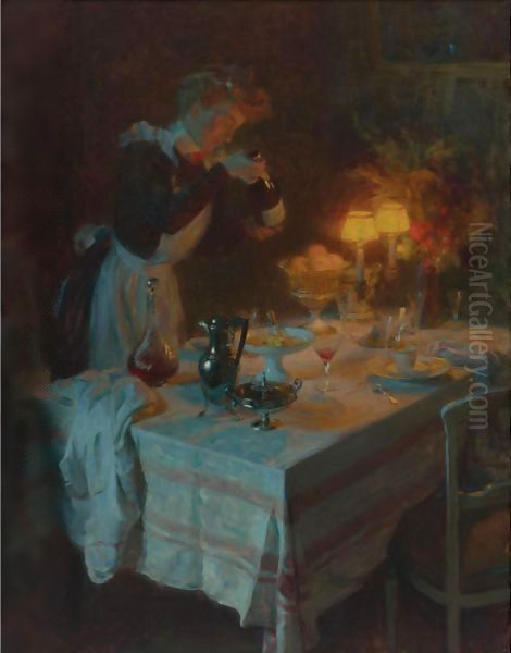 Effet De Lumiere Oil Painting by Jules Grun