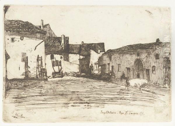 Liverdun Oil Painting by James Abbott McNeill Whistler