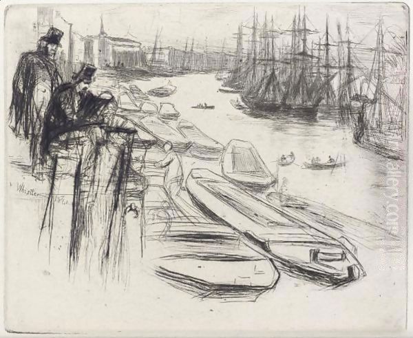 The Little Pool Oil Painting by James Abbott McNeill Whistler