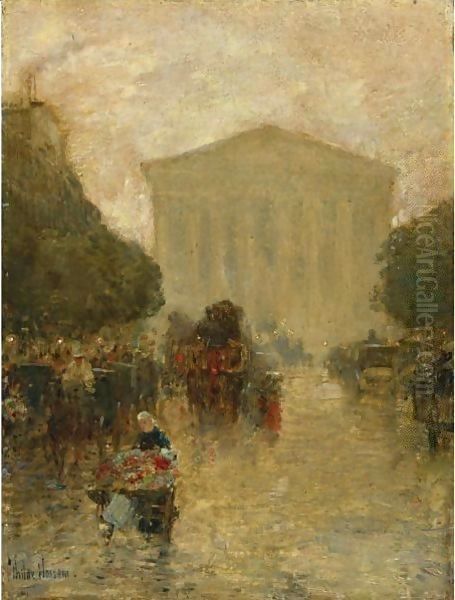 Twilight After Rain Oil Painting by Childe Hassam