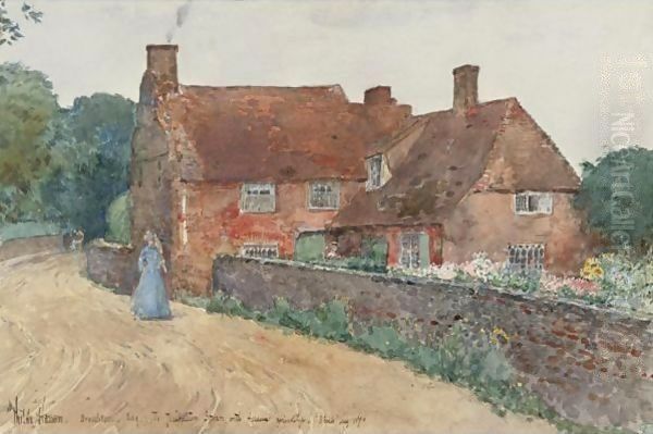 Broadstairs Cottage Oil Painting by Childe Hassam