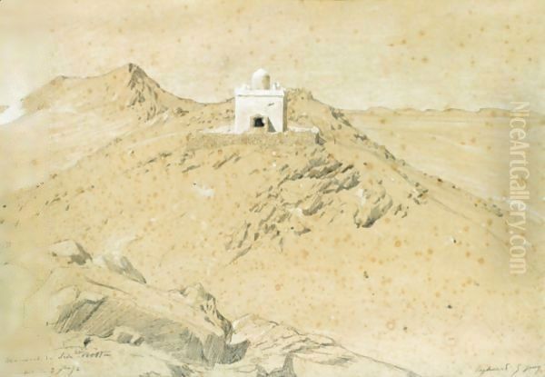 The Marabout Of Sidi-Hadj-Aica Oil Painting by Eugene Fromentin