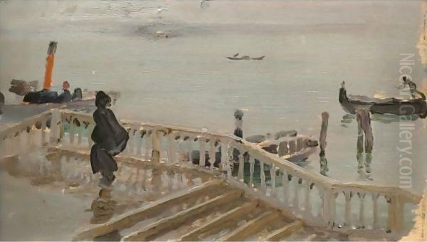 View Onto The Grand Canal, Venice Oil Painting by Repin Iliya