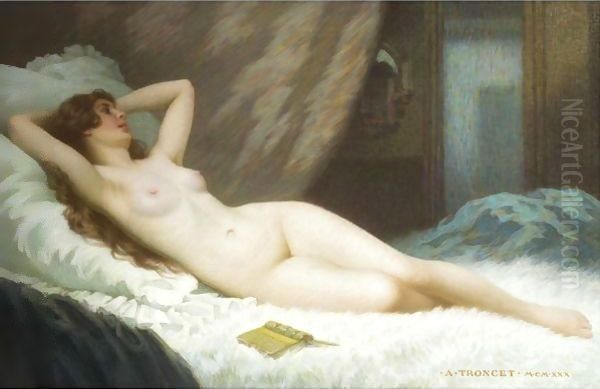 Un Moment De Repos Oil Painting by Antony Troncet