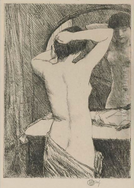 The Dressing Table Oil Painting by Childe Hassam