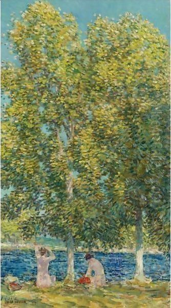 The Bathers 2 Oil Painting by Childe Hassam