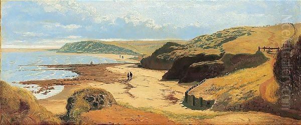 Mount's Bay Oil Painting by John Edward Brett