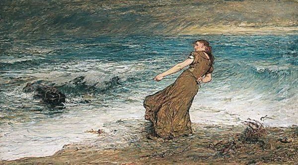 Flotsam And Jetsam Oil Painting by Sir William Quiller-Orchardson