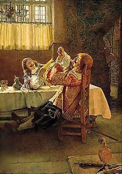 How The Plot Came Out Oil Painting by William John Wainwright