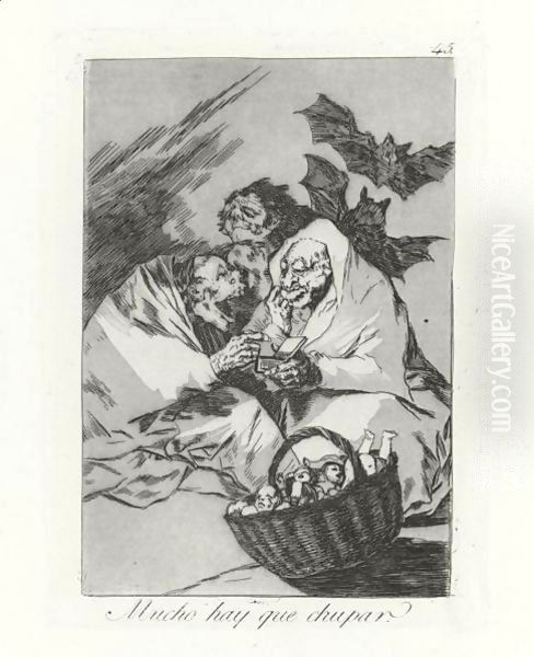 Los Caprichos 4 Oil Painting by Francisco Goya Fuendetodos