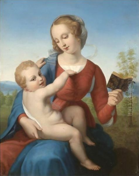 The 'Colonna Madonna' Oil Painting by Raphael