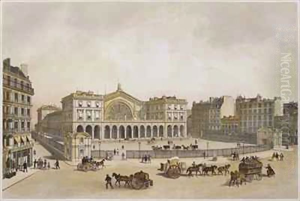 Gare de l'Est, Paris Oil Painting by Philippe Benoist