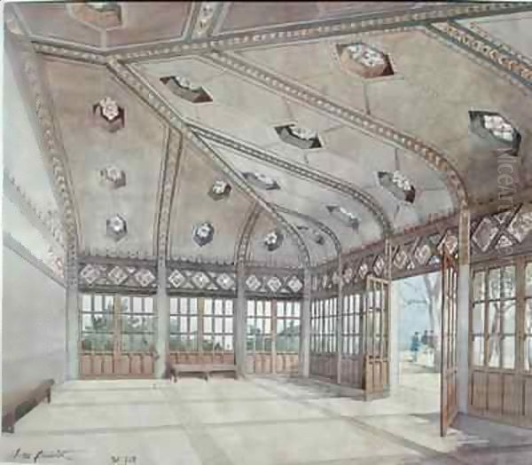 Lycee Victor Hugo, Paris Oil Painting by Anatole de Baudot