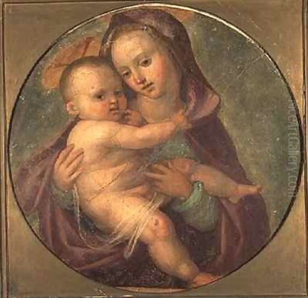 Madonna and Child 2 Oil Painting by Fra Bartolommeo della Porta