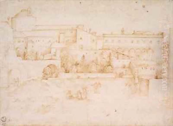 Ospedale degli Innocenti Oil Painting by Fra Bartolommeo della Porta