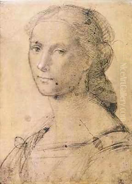 Portrait of a young woman Oil Painting by Fra Bartolommeo della Porta