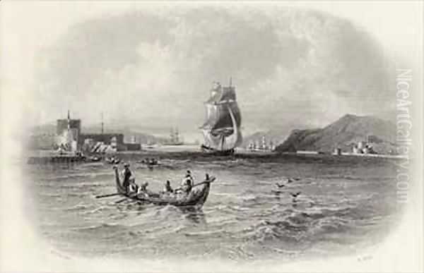 The Dardanelles, Turkey Oil Painting by William Henry Bartlett