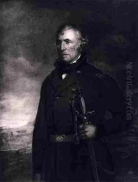 Zachary Taylor, 12th President of the United States of America Oil Painting by Eliphalet Andrews