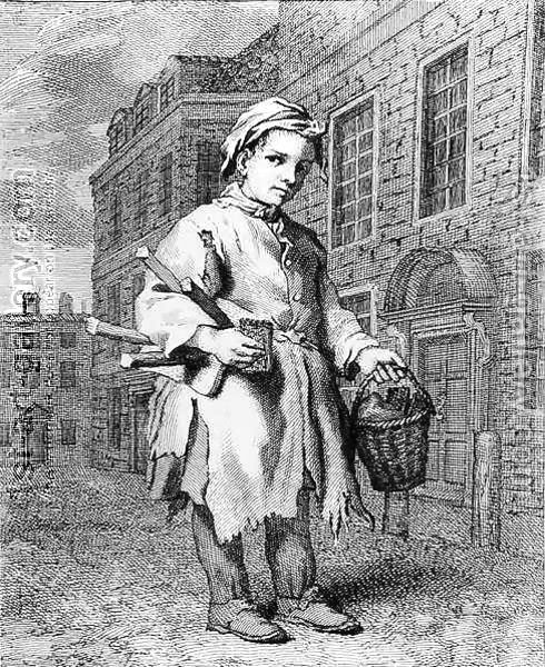 The Shoe Black Oil Painting by Jacopo Amiconi