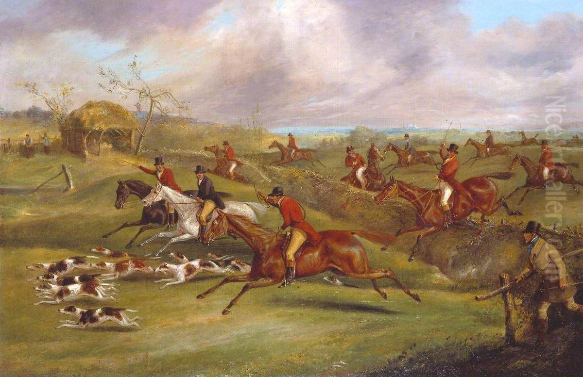 Full Cry Oil Painting by Henry Thomas Alken