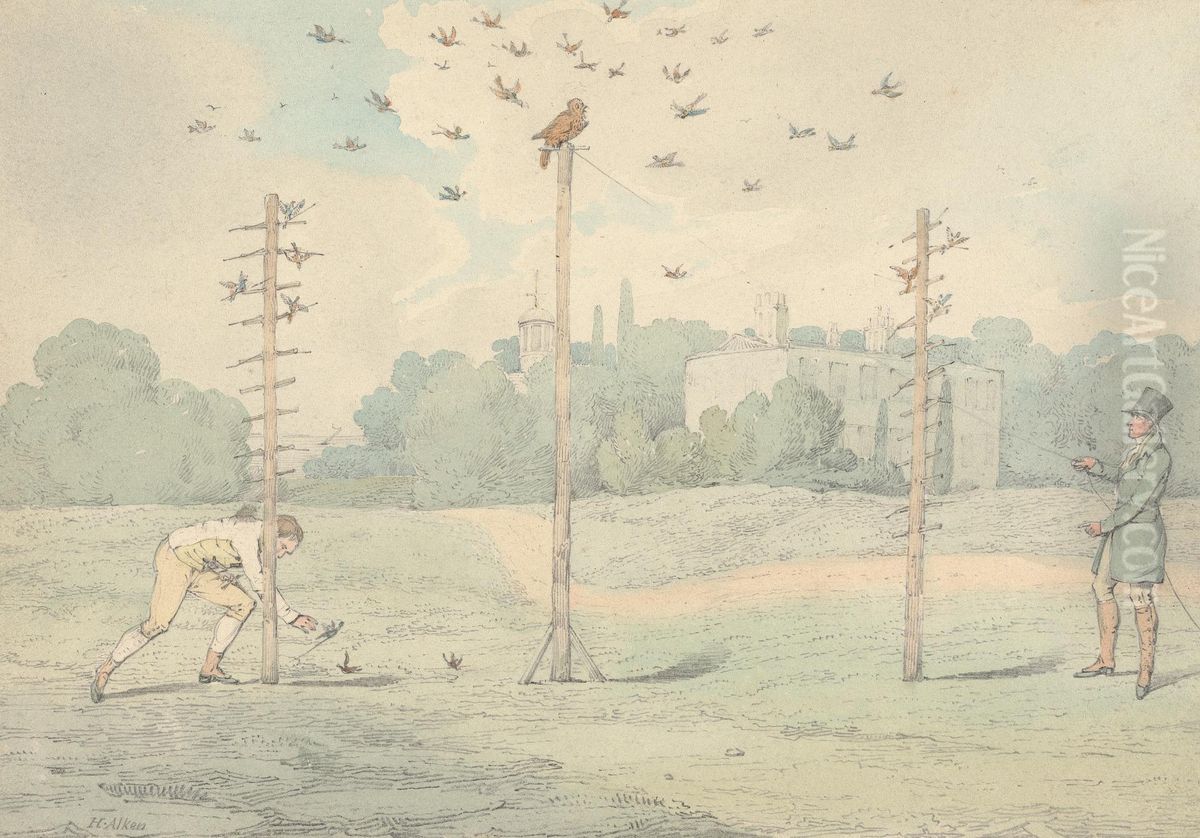 Owling Oil Painting by Henry Thomas Alken