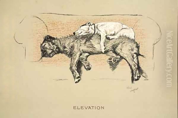 Elevation Oil Painting by Cecil Charles Aldin