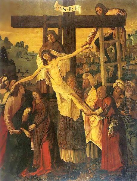 Deposition Oil Painting by Pietro Belfuco