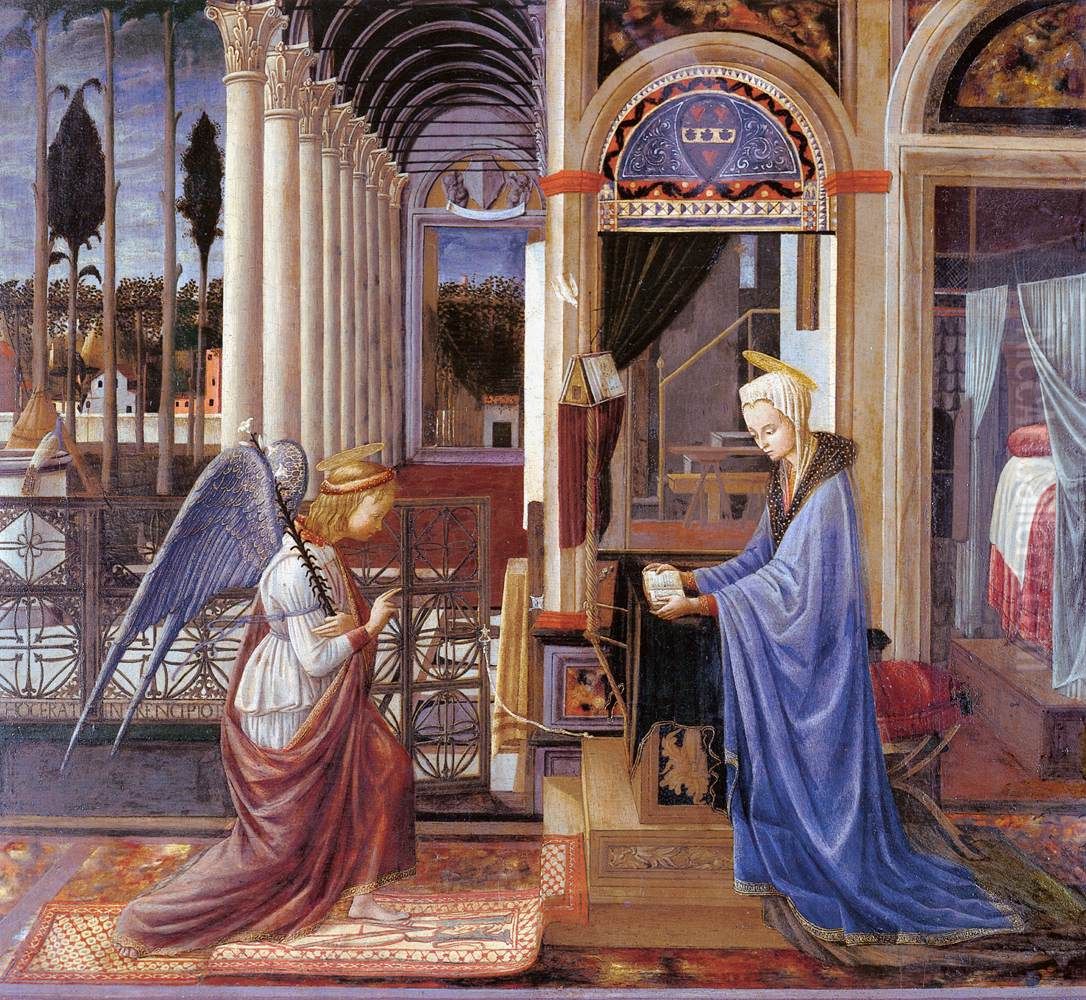 Annunciation Oil Painting by Fra Carnevale