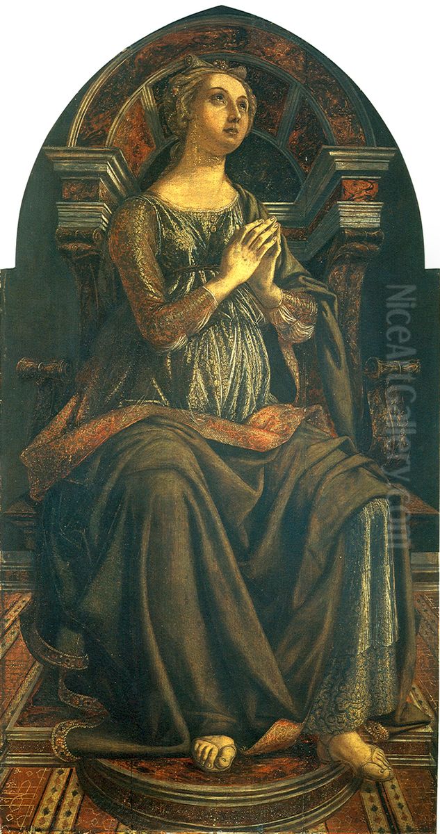 Hope Oil Painting by Piero del Pollaiuolo