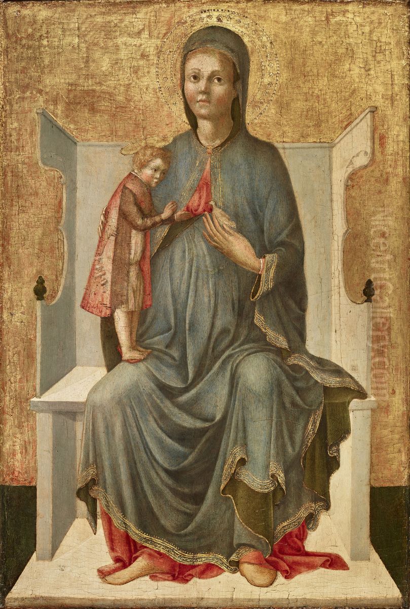 Madonna and Child Oil Painting by Paolo Uccello