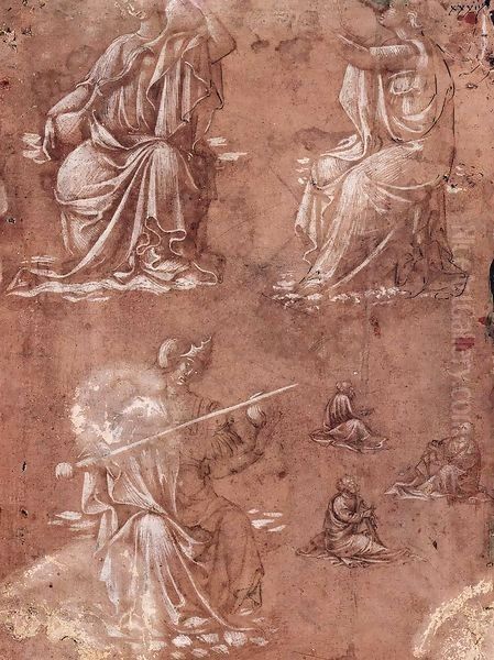 Studies Oil Painting by Lorenzo Monaco