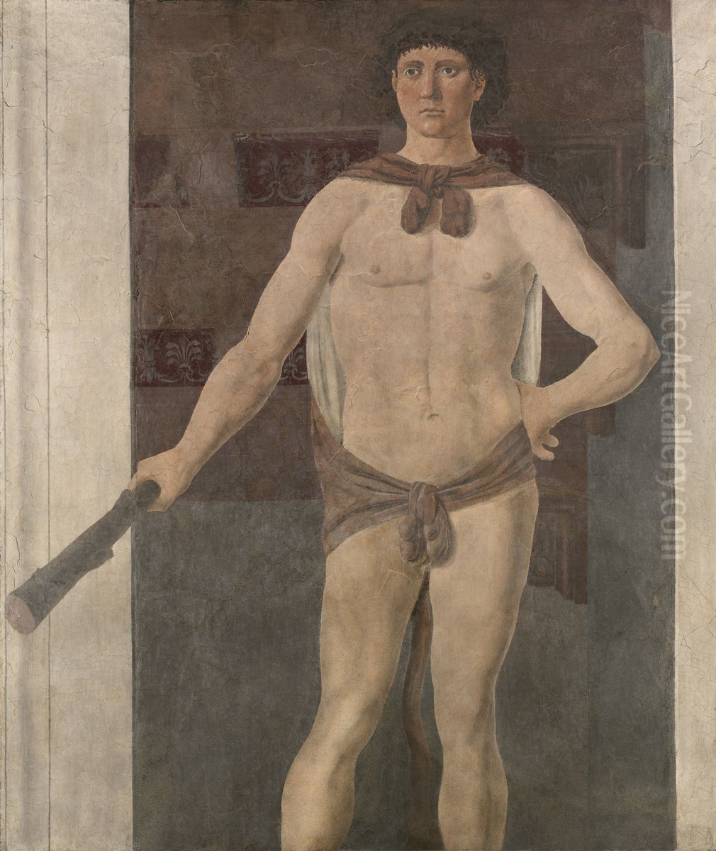 Hercules Oil Painting by Piero della Francesca
