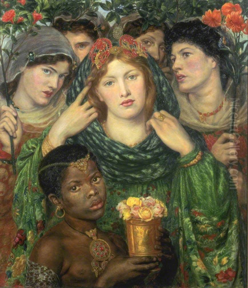 The Bride Oil Painting by Dante Gabriel Rossetti