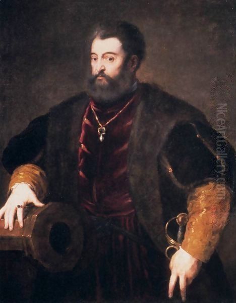 Alfonso d'Este, Duke of Ferrara Oil Painting by (studio of) Rubens, Peter Paul