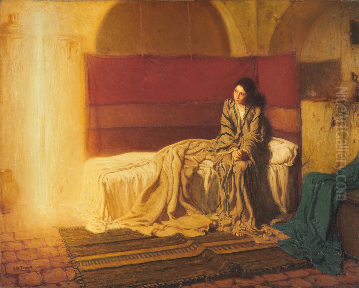 The Annunciation Oil Painting by Henry Ossawa Tanner