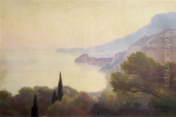 Monte-carlo Oil Painting by Pierre Abatucci