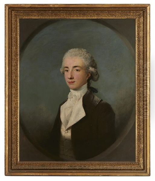 Half Length Portrait Of William Wyndham Later 1st Lord Grenville Oil Painting by Lemuel-Francis Abbott